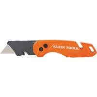 Folding Utility Knife With Blade Storage, 1" Blade, Steel Blade, Metal Handle UAX405 | Dickner Inc