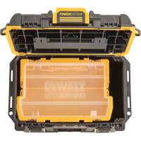 Boîte &agrave; outils compacte et profonde ToughSystem 2.0, 10" x 15-7/20" x 13-4/5", Noir/Jaune Groupe Belzile Dickner
