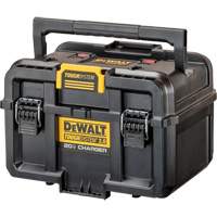 Chargeur 20V &agrave; deux ports ToughSystem 2.0, 14" x 15" x 9", Noir/Jaune Groupe Belzile Dickner
