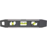Niveau torpille, 9" lo, Aluminium, 3 fioles, Magn&eacute;tique Groupe Belzile Dickner