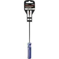 Tournevis &agrave; fente bleu transparent avec bandes, Tige de 3/16", Ronde, Prise en Plastique Groupe Belzile Dickner