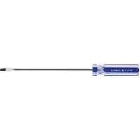 Tournevis &agrave; fente bleu transparent avec bandes, Tige de 3/16", Ronde, Prise en Plastique Groupe Belzile Dickner