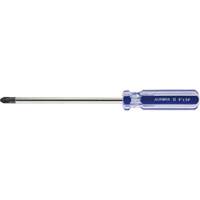 Tournevis Philips bleu transparent avec bandes, #3, Prise Plastique Groupe Belzile Dickner