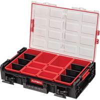 Arx&reg; X-Large Organizer with Short Bins, 23" x 15-1/5" x 5", Black Groupe Belzile Dickner