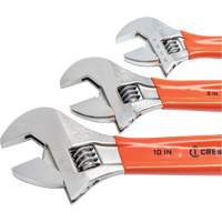 Cushion Grip Wrench Set, Adjustable, 3 Pieces Groupe Belzile Dickner