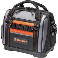 14" Tradesman Closed Top Tool Bag, Polyester, 32 Pockets, Black/Grey Groupe Belzile Dickner