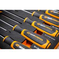 Jeu de tournevis bimat&eacute;riau Torx dans un plateau de rangement en mousse, 10 mcx Groupe Belzile Dickner