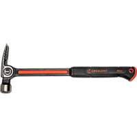 Steel Milled-Face Framing Hammer, 22 oz., Solid Steel Handle, 16" L Groupe Belzile Dickner