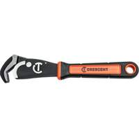Cl&eacute; bimat&eacute;riau auto-ajustable pour tuyau, Cap des m&acirc;choires 1-1/2", Longueur 12", Fini Oxyde noir, Prise Coussin&eacute;e Groupe Belzile Dickner