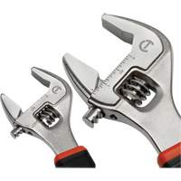 Quick-Fit-Jaw Adjustable Wrench Set, Adjustable, 2 Pieces, Imperial and Metric Groupe Belzile Dickner