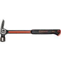 Milled-Face Framing Hammer, 28 oz., Solid Steel Handle, 16" L Groupe Belzile Dickner