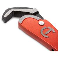 Cl&eacute; pour tuyau en acier auto-ajustable, Cap des m&acirc;choires 2-1/2", Longueur 16", Fini Rev&ecirc;tement en poudre, Prise Non-ergonomique Groupe Belzile Dickner