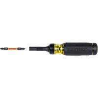 15-in-1 Ratcheting Impact-Rated Multi-Bit Torsion Zone Screwdriver, 9-1/2" L, Cushion Grip Handle Groupe Belzile Dickner