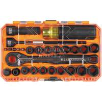 Jeu de douilles &agrave; chocs ouvertes essentielles KNECT, 28 Mcx, Chocs, Prise de 3/8" Groupe Belzile Dickner