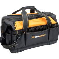 Sac &agrave; outils de 20" pour les professionnels, Nylon, 33 pochettes, Noir/Orange Groupe Belzile Dickner
