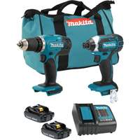 LXT 2 Tool Combo Kit, 18 V Groupe Belzile Dickner
