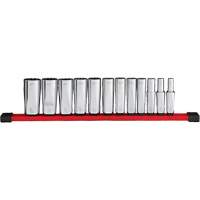 12-Point Deep Well SAE Socket Set, 12 Pcs, 3/8" Drive Size, Deep Groupe Belzile Dickner