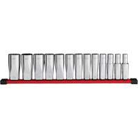 12-Point Deep Well SAE Socket Set, 13 Pcs, 1/2" Drive Size, Deep Groupe Belzile Dickner