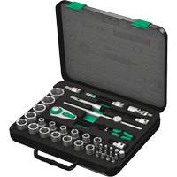 8100 SC 2 Zyklop Speed Ratchet Set, 37 Pcs, 3/8" Drive Size Groupe Belzile Dickner