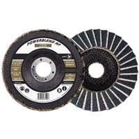 POWERBLEND NF Flap Disc, 4-1/2" x 7/8", Type 29, Z60 Grit, Zirconia Alumina Groupe Belzile Dickner