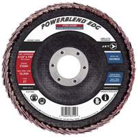 POWERBLEND EDG Flap Disc, 4-1/2" x 7/8", Type 27, CG60 Grit, Ceramic Groupe Belzile Dickner