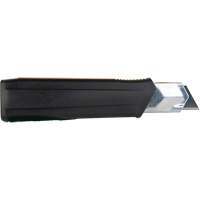 25mm Retractable Knife, Stainless Steel, Heavy-Duty, Rubber Handle Groupe Belzile Dickner