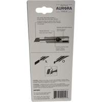 25mm Retractable Knife, Stainless Steel, Heavy-Duty, Rubber Handle Groupe Belzile Dickner