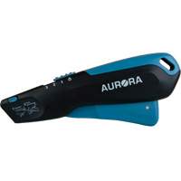 Retractable Safety Knife , Stainless Steel, Heavy-Duty, Plastic/Aluminum Handle Groupe Belzile Dickner