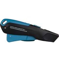 Retractable Safety Knife , Stainless Steel, Heavy-Duty, Plastic/Aluminum Handle Groupe Belzile Dickner