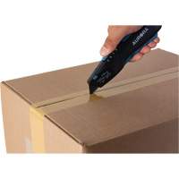Retractable Safety Knife , Stainless Steel, Heavy-Duty, Plastic/Aluminum Handle Groupe Belzile Dickner