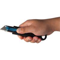 Standard-Duty Retractable Safety Knife, Stainless Steel, Rubber Handle Groupe Belzile Dickner