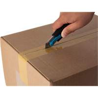 Standard-Duty Retractable Safety Knife, Stainless Steel, Rubber Handle Groupe Belzile Dickner