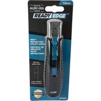 Standard-Duty Retractable Safety Knife, Stainless Steel, Rubber Handle Groupe Belzile Dickner