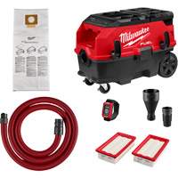 M18 FUEL 9 Gallon Dual Battery Dust Extractor with PACKOUT Compatibility and VACLINK Kit, 27-3/4" x 19" Groupe Belzile Dickner