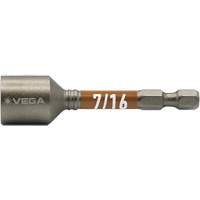 Tourne-&eacute;crou Impactech, Embout 7/16", Prise 1/4", 2-9/16" lo, Magn&eacute;tique Groupe Belzile Dickner