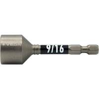 Tourne-&eacute;crou Impactech, Embout 9/16", Prise 1/4", 2-9/16" lo, Magn&eacute;tique Groupe Belzile Dickner
