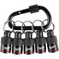 5-Piece Bit Holder with Carabiner Groupe Belzile Dickner