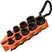 Jeu de douilles &agrave; chocs SAE pr&ecirc;t &agrave; emporter, 10 Mcx, Chocs, Prise de 3/8" Groupe Belzile Dickner