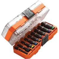 KNECT Drive Socket Set, 9 Pcs, Impact, 3/8" Drive Size, Deep Groupe Belzile Dickner