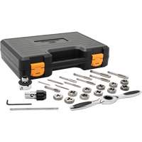 Jeu de tarauds et fili&egrave;res &agrave; cliquet m&eacute;triques, 27 Morcea Groupe Belzile Dickner