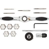 Jeu de tarauds et fili&egrave;res SAE &agrave; cliquet, 15 Morcea Groupe Belzile Dickner