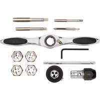 Jeu de tarauds et fili&egrave;res SAE &agrave; cliquet, 13 Morcea Groupe Belzile Dickner