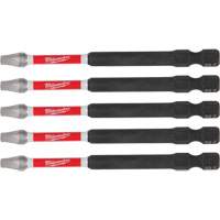 SHOCKWAVE Impact Recess Power Bits, Square, 2 Tip, 3-1/2" Length Groupe Belzile Dickner