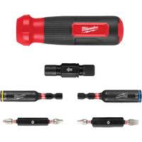 8-IN-1 Multi-Bit & Nut Driver with SHOCKWAVE Impact Duty Bits & Nut Drivers, 8-1/3" L, Cushion Grip Handle Groupe Belzile Dickner