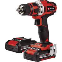 Cordless Drill/Driver Kit, Lithium-Ion, 18 V, 1/2" Chuck, 354 in-lbs Torque Groupe Belzile Dickner