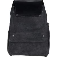 Phantom Collection Heavy-Duty Nail & Tool Bag, Leather, 10 Pockets, Black Groupe Belzile Dickner