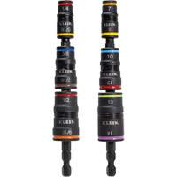 SAE & Metric Flip Socket Set, 8 Pcs, Impact Groupe Belzile Dickner