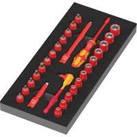 Insert en mousse pour jeu avec cliquet 8007 A VDE Zyklop VDE 1, 1000 V, 30 M Groupe Belzile Dickner