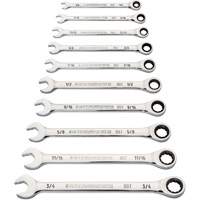 90-Tooth 12-Point Wrench Set, Ratcheting Combination, 10 Pieces, Imperial Groupe Belzile Dickner