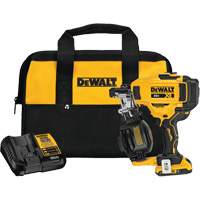 15° Cordless Coil Roofing Nailer Kit, 20 V, Lithium-Ion Groupe Belzile Dickner